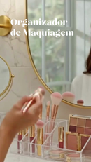 Organizador de Maquiagem Multiuso para Cosméticos, Pincéis e Acessórios de Beleza