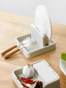 Organizador de Cozinha 5 em 1 Suporte para Tampas, Panelas, Talheres e Porta-Tempero