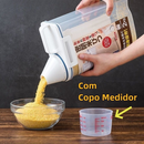 Pote Hermético 2L Com Medidor Organizador De Alimentos Mantimentos