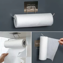 Porta Papel Toalha e Suporte de Filme de Alumínio para Parede de Cozinha