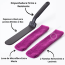 KIT Limpeza de Vãos Ákora Limpa Box + Limpador Janela Escova Limpeza Cantos