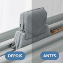 KIT Limpeza de Vãos Ákora Limpa Box + Limpador Janela Escova Limpeza Cantos