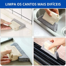 KIT Limpeza de Vãos Ákora Limpa Box + Limpador Janela Escova Limpeza Cantos