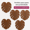 kit Descanso Apoio Suporte de Panela quente OU Porta Copo Proteção Pratos Jarras Suco Café Decoração Casa Cozinha Mesa
