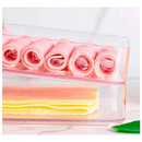 Porta Frios Hermético Acrílico Duplo 1000ml Pote de Mantimentos Cozinha Geladeira