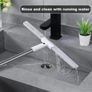 Rodo de Silicone Multiuso 120cm--140cm 2 em 1 Vassoura e Limpador de Vidros para Uso Seco e Molhado