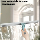 Rodo de Silicone Multiuso 120cm--140cm 2 em 1 Vassoura e Limpador de Vidros para Uso Seco e Molhado