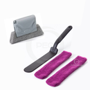 KIT Limpeza de Vãos e Limpa Box + Limpador Janela Escova Limpeza Cantos