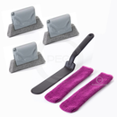 KIT Limpeza de Vãos e Limpa Box + Limpador Janela Escova Limpeza Cantos