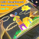 Luminária Led Escrever De Caneta Lousa Quadro Mesa Anotações