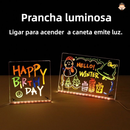 Luminária Led Escrever De Caneta Lousa Quadro Mesa Anotações