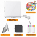 Luminária Led Escrever De Caneta Lousa Quadro Mesa Anotações