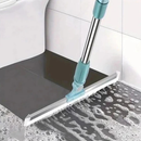 Rodo de Silicone Multiuso 120cm--140cm 2 em 1 Vassoura e Limpador de Vidros para Uso Seco e Molhado