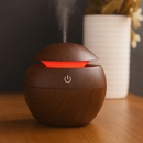 Mini Umidificador de Ar e Aromatizador de Ambientes Tipo Madeira