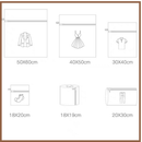 Kit 6 Sacos Lava Roupa Facil Para Máquina de Lavar Delicadas Íntimas Organizador de Roupas Ziper