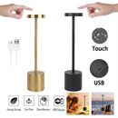 Luminária de Mesa Candeiro Dumbbell Touch de Quarto Luxuosa 3 Tons de Led