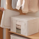 Caixa Organizadora 66L 50x40x33cm Antimofo Impermeável Guarda Roupas Brinquedos Sapatos Viagem Zíper Antivazamento