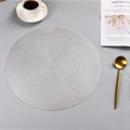 Jogo americano Kit 4 ou 8 Peças Mesa Jantar Dourado Prata Rose 38cm