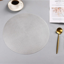 Jogo americano Kit 4 ou 8 Peças Mesa Jantar Dourado Prata Rose 38cm