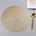 Jogo americano Kit 4 ou 8 Peças Mesa Jantar Dourado Prata Rose 38cm