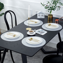 Jogo americano Kit 4 ou 8 Peças Mesa Jantar Dourado Prata Rose 38cm