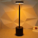 Luminária de Mesa Candeiro Dumbbell Touch de Quarto Luxuosa 3 Tons de Led