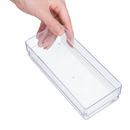 Kit 10 Organizador Acrílico Cristal Modular Geladeira Gavetas Maquiagem