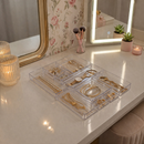 Kit 10 Organizador Acrílico Cristal Modular Geladeira Gavetas Maquiagem